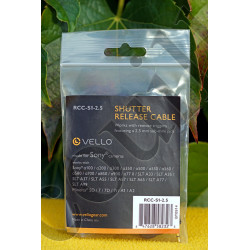 Câble pour télécommande Vello RCC-S1-2.5 - prise Sony Remote Alpha/Minolta et MiniJack 2.5mm