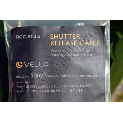 Câble pour télécommande Vello RCC-S2-3.5 - prise Sony Multi-Terminal et MiniJack 3.5mm