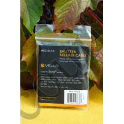 Remote commander cable Vello RCC-S1-3.5 - Sony Remote Alpha/Minolta plug and MiniJack 3.5mm