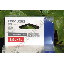A/V - USB cable Sony VMC-15CSR1 for digital camera on your TV screens