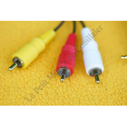 Câble Audio-Vidéo Compatible Sony VMC-20FR - 3.5mm Minijack - RCA