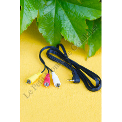 Audio-Video Cable Compatible Sony VMC-20FR - Minijack 3.5mm - RCA