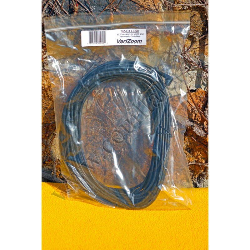 Câble rallonge Varizoom VZ-EXT-L50 - Télécommande LANC - 15m - Caméscope / Photo