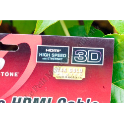 HDMI to Micro-HDMI Cable Pearstone HDD-1015 - 50cm - Ethernet - 3D 4K