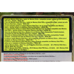 Adaptateur de carte mémoire Sony MSAC-M2 - Memory Stick Duo et Pro Duo