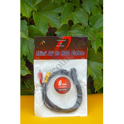 Audio-Video Cable Pearstone MAVC-106 - Minijack-RCA - Sony VMC-20FR