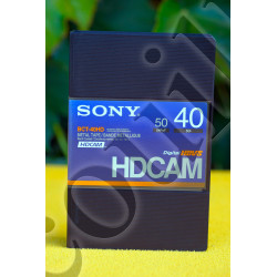 Cassette HDCAM Sony BCT-40HDL- 40min 60fps - Bande Métallique