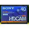 VideoTape HDCAM Sony BCT-40HDL- 40min 60fps - Metal Tape