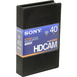 VideoTape HDCAM Sony BCT-40HDL- 40min 60fps - Metal Tape