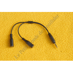 Câble Monitoring smartphone JJC CABLE-SPY1 - Audio Minijack 3.5mm TRRS