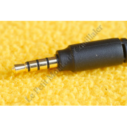 Câble Monitoring smartphone JJC CABLE-SPY1 - Audio Minijack 3.5mm TRRS