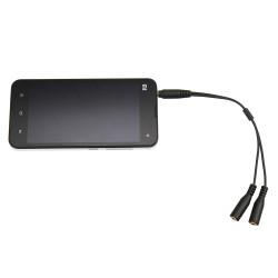 Câble Monitoring smartphone JJC CABLE-SPY1 - Audio Minijack 3.5mm TRRS