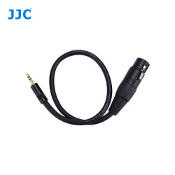 Adaptateur audio JJC Cable-XLR2MSM - Microphone XLR 3 broches Minijack 3.5mm