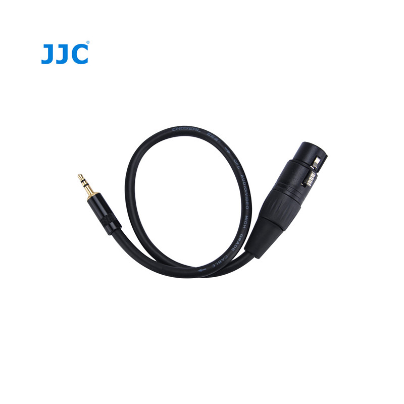 Adaptor audio JJC Cable-XLR2MSM - Microphone XLR 3-Pin Minijack 3.5mm