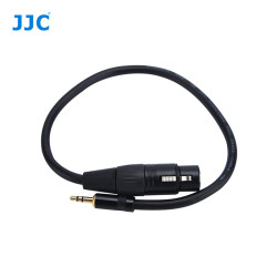 Adaptateur audio JJC Cable-XLR2MSM - Microphone XLR 3 broches Minijack 3.5mm
