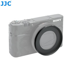 Adaptateur de filtre JJC RN-RX100V pour Sony DSC-RX100 modèles I à V - 52mm - Avec capuchon d'objectif