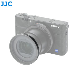 Adaptateur de filtre JJC RN-RX100V pour Sony DSC-RX100 modèles I à V - 52mm - Avec capuchon d'objectif