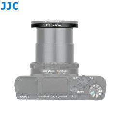 Adaptateur de filtre JJC RN-RX100V pour Sony DSC-RX100 modèles I à V - 52mm - Avec capuchon d'objectif