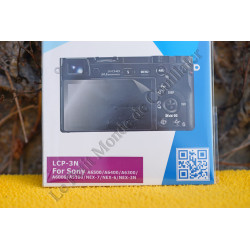 Protection film JJC LCP-3N LCD screen camera Sony NEX & Alpha A6600 A6400 A6300 A6100 A6000 A5000 ILCE-6600 ILCE-6400 ILCE-6300