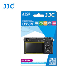 Protection film JJC LCP-3N LCD screen camera Sony NEX & Alpha A6600 A6400 A6300 A6100 A6000 A5000 ILCE-6600 ILCE-6400 ILCE-6300