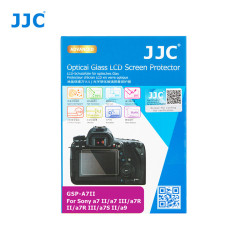 Verre de protection JJC GSP-A7II - écran LCD Sony Alpha A7 et A9 : ILCE 9 ILCE-7SM2 ILCE-7M2 ILCE-7M3 ILCE-7RM2 ILCE-7RM3