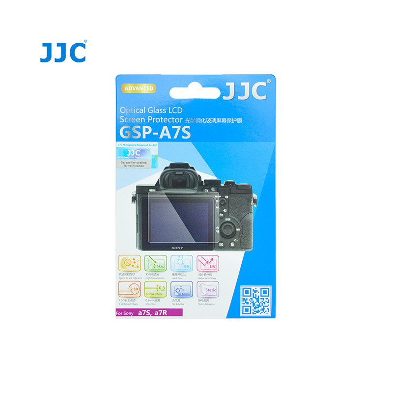 Verre de protection JJC GSP-A7S - écran LCD Sony Alpha A7S et A7R - ILCE-7S et ILCE-7R