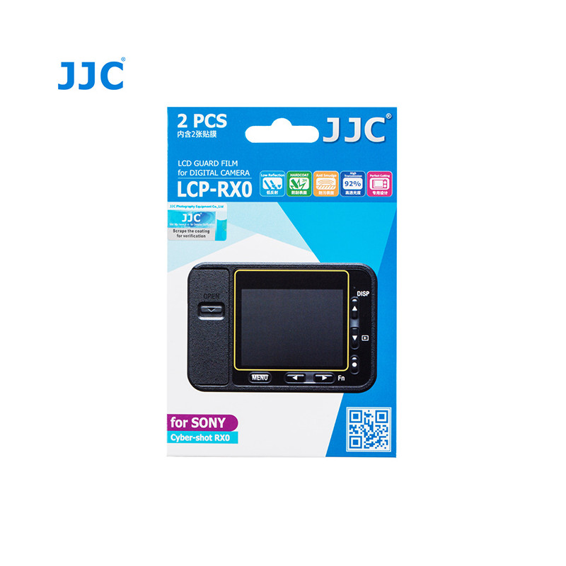 Film de protection JJC LCP-RX0 pour écran LCD Sony Cyber-shot RX0