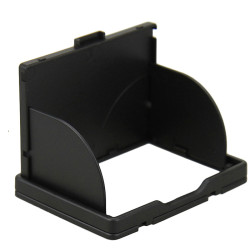 Pare-soleil rigide JJC LCH-2.8B avec vitre de protection pour écran LCD appareil-photo 2.7 et 2.8 pouces