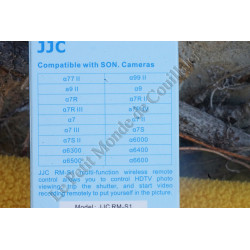 Remote JJC RM-S1 - DSLR Alpha & NEX - Infrared - Sony RMT-DSLR2