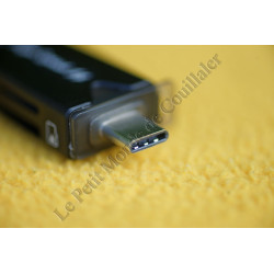 Memory card reader JJC CR-UTC3 - USB 3.0 - SD, MMC and MicroSD SDHC/SDXC - Smartphone, Tablet