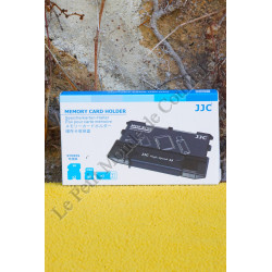 Rangement et lecteur de cartes-mémoire JJC MCH-STK6GR - Boîte rigide - USB 3.0 - Type-C - Micro-USB 2.0