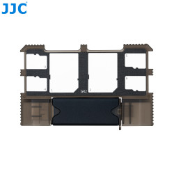 Rangement et lecteur de cartes-mémoire JJC MCH-STK6GR - Boîte rigide - USB 3.0 - Type-C - Micro-USB 2.0