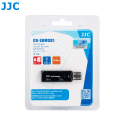 Memory card reader JJC CR-SDMSD1 - USB 3.0 - SD and MicroSD SDHC/SDXC