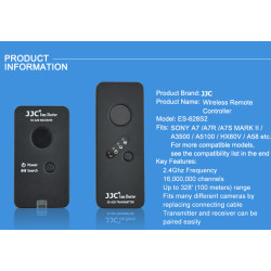 Photo Remote JJC ES-628S1 - Wireless trigger for Sony Konica Minolta Remote Accessory plug