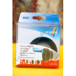 Pare-soleil 3-en-1 Kaiser 6853 - 46mm - Souple et Rétractable - Grand-angle ou téléobjectif