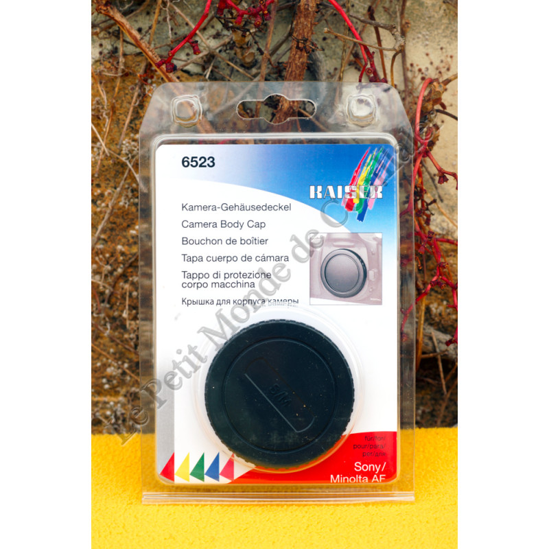 Kaiser 6523 SLR Camera Body Cap for Sony Minolta Type-A Mount - Alpha Digital Camera ALC-B55