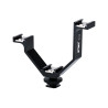 Triple Support V-Bracket JJC VB-125 - Camera Flash, Camcorder Microphone, Wireless kit