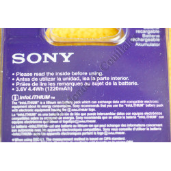 Batterie InfoLithium Série R Sony NP-FR1 - Rechargeable - 4,4Wh - 1220mAh