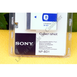 Batterie Sony NP-BD1- Série D - InfoLITHIUM - Appareil-photo compact Cyber-shot DSC-T77