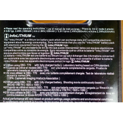 Batterie Sony NP-BD1- Série D - InfoLITHIUM - Appareil-photo compact Cyber-shot DSC-T77