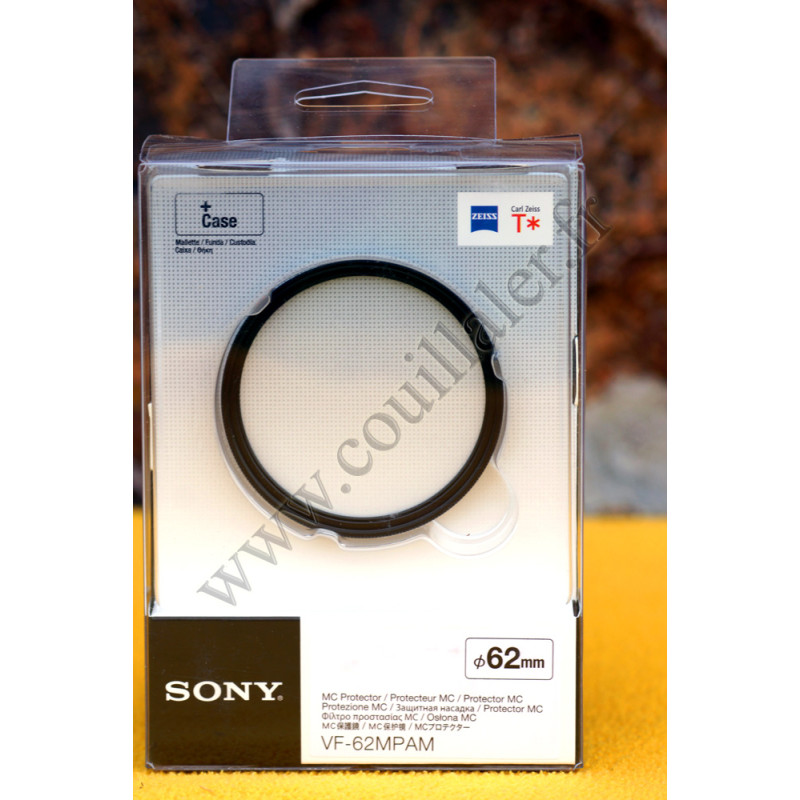 Filtre protecteur Sony VF-62MPAM - 62mm - Verre Multicouche (MC) - Objectif Appareil-photo