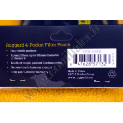 Trousse pour Filtres Photo Ruggard FPB-144B - 4 Filtres 82mm