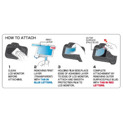 Film de protection Kenko LCD-S-58 pour écran LCD Sony SLT-A58 DSLR Alpha a58