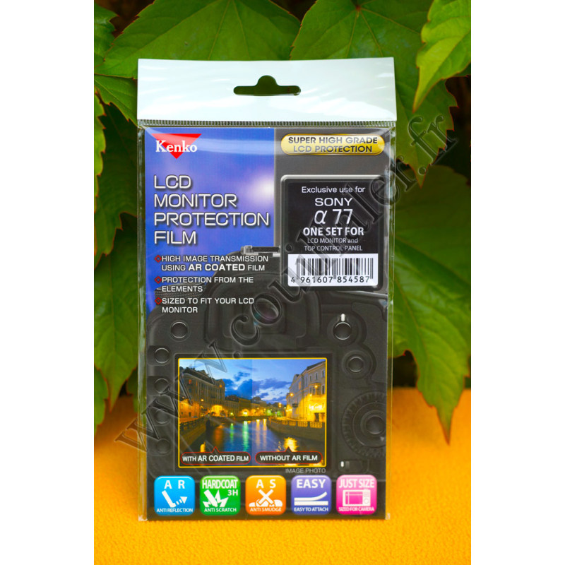 Protection écran LCD Kenko LCD-S-77 pour Sony Alpha SLT-A77
