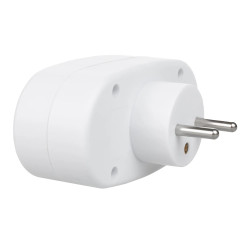 MacLean MCE337E multi-socket blocks with switch - 2 plugs - White