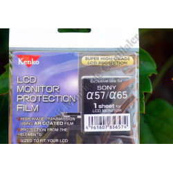 Film de protection Kenko LCD-S-57 - écran LCD Sony SLT-A57 et SLT-A65