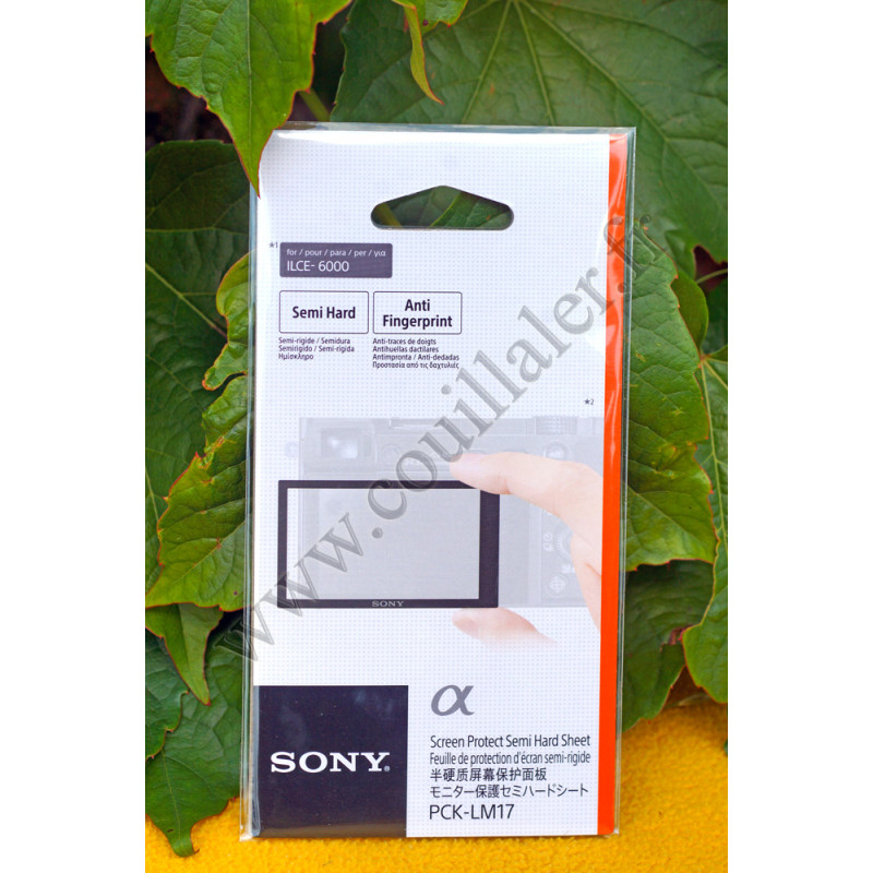 Protection écran LCD Sony PCK-LM17 - a6000 ILCE-6000 et a6300 ILCE-6300