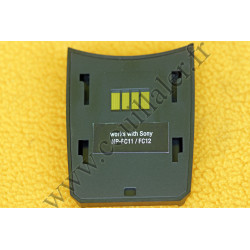 Battery charger adaptor plate Pearstone PL-SONPFC11 - Sony NP-FC11