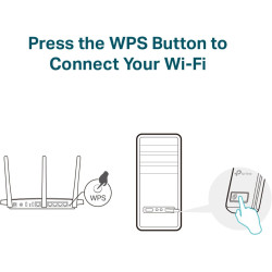 Mini Adapter USB Key WiFi TP-Link TL-WN823N - Wireless 300Mbps