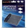 MaxInPower SSD/HDD hard drive adapter to 5.25" bay - KIT2DDA525